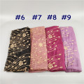 New pattern muslim women shawl Solid Embori floral Cotton Embroidered hijab